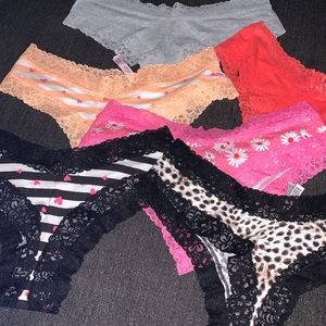 NWOT Victoria’s Secret Cheekie Underwear Size Large (6 Pairs)